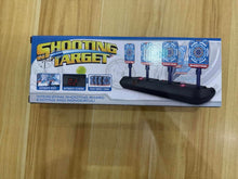 Electronic Digital Target with Gun Toy for Nerf, Pistol Toy with Foam Bullets for 3 4 5 6 7 8 9 10 Year Old Kids Boy Girl Children Shooting Game Xmas Birthday Gift Present Stocking Filler Cool Stuff