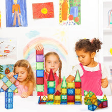 Magblock 32 Pcs Magnetic Building Blocks Set, Magnet Tiles for Kids, Gift for Boys Girls 3-8  STEM Education & Early Construction Fun Toys