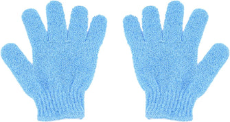 1 Pair Exfoliating Gloves, Exfoliating Body Scrub Exfoliator Glove, Exfoliating Mitt, Body Exfoliator Hand Mitten, Body Scrubber Bath Gloves Scrubs for Shower, Spa, Massage, Dead Skin Cell Remover