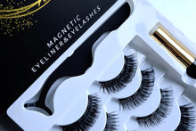 Magnetic Eyelashes Russian Volume Extension Look Strip Eyelashes 5Pairs 3D Magnetic Eyeliner and Lashes Kit !