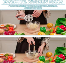RosewineC Stainless Steel Potato Masher, Baby Food Masher with Non Slip Handle for Mashed Potatoes, Jam, Vegetables and Fruits