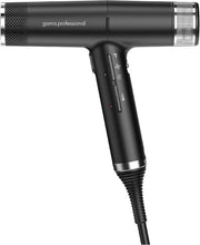 GA.MA Italy Professional, Professional Hairdryer, Perfect IQ2 Hairdryer, Equipped with Sophisticated Technologies for Hair Well-Being and Shine, Made in Italy, 2000 W Power, Black