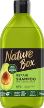 Nature Box Repair Shampoo (385ml), Natural Shampoo, Enriched with Cold-Pressed Avocado Oil, Repairs Damaged Hair and Smooths Split Ends, Vegan Formula