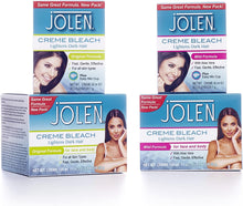 Jolen Crme Bleach Lightens Dark Hair. Original Formula for Face and Body Hair. 125ml