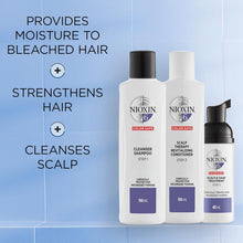 Nioxin 3-Part System, System 6, Chemically Treated Hair with Progressed Thinning Scalp & Hair Treatment