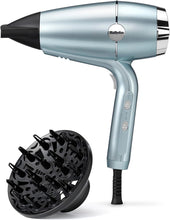 BaByliss 2100 Hydro-Fusion Hair Dryer, Smooth Blow-Dry, Ionic Anti Frizz, nozzle and curl diffuser