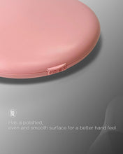 OMIRO LED Lighted Compact Mirror, 3 Inch Mini 1X/10X Magnification Daylight Travel Makeup Mirror for Purses (Pink)