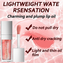 Plumping Lip Oil, Lip Plumper, Lip Glow Oil Moisturizing Lip Oil Long Lasting Nourishing Lip, Hydrating Lip Gloss Tint Lipstick for Women, Glitter Shine Liquid Lipstick Makeup Cosmetic (3)