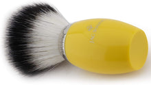 Jag Shaving Classic Yellow Super Mens Shaving Brush with Synthetic Hair Beard and Moustache Wet Clean Shave