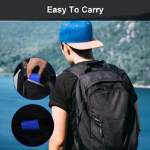 Neckline Shaving Template, Flexible Curved Silicone Haircut Band Hair Cutting Guide Haircut Fade Band Men's Haircut Band Hair Trimming Guide for Man DIY Haircut (Blue)