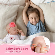 JIZHI Reborn dolls - 17-Inch Handmade Realistic Baby Dolls Soft Cloth Body with Toy Accessories, Reborn Baby Dolls Like a Lifelike Baby(Sleeping baby)