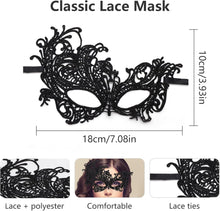 Aidi Catwoman Ears and Mask, Lace Cat Ears Headband Cat Mask and Cat Ears Headband for Women, Masquerade Masks catwoman costume accessories for Costume Make Up Party