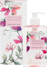 Heathcote & Ivory Sweet Pea & Honeysuckle Hand & Body Wash, 250Ml