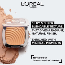 L'Oral Paris Powder Foundation, Super-Blendable, With Hyaluronic Acid, Light Texture for a Flawless Finish, True Match Perfecting Powder, C1
