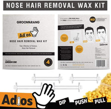 Groomarang Nose Hair Wax  Nose Waxing for Men & Women  Includes Nose Waxing Kit + Hair Threading Shaving Device for Beard Eyebrow Shaping