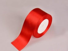 Red Satin Ribbon - 50mm Wide - 5 Meter for Gifts Wrap Sew Party, Decorations Events Dress Wedding Christmas Crafts, Bows Car, Floral Balloons Hairs, DIY, Bouquets, Cake More