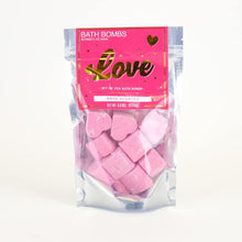 Love Heart Bath Bomb Rose Scented  Gift Republic