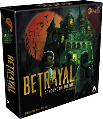 Hasbro Gaming F4541 Avalon Betrayal at House on The Hill 3rd Edition Cooperative Board Game, for Ages 12 and Up for 3-6 Players, Multi-Colour, One Size