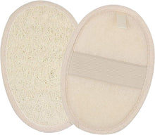 Natural Loofah Sponge Exfoliating Body Scrubber,Exfoliating Loofah Sponge,2 Pcs Natural Loofah Shower,Shower Body Exfoliator Scrubbing Pads,Loofah Back Brush, for Women and Men,Shower