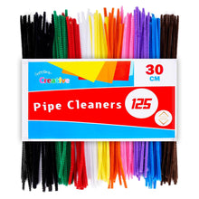 125 Pack Multi Colour Pipe Cleaners Chenille Stems Flexible Strong Suitable for Arts & Craft, DIY Designs
