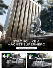 LISEN for Magsafe Car Mount [24 Permanent Magnets] Magsafe Phone Holder Car Accessories for Cars Magnetic Phone Car Mount for iPhone 16 Car Holder Fits iPhone 16 Pro Max 15 All Phones with Metal Ring