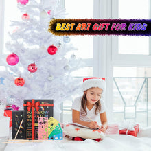 KmmiFF 3-10 Year Old Girls Gifts,Scratch Art for Kids Toys for 4 5 6 7 8 Year Old Girls Birthday Presents Gifts for Girls Toys Age 6-8,Handmade Toys & Games Arts and Crafts for Kids Age 3-10 Art Set