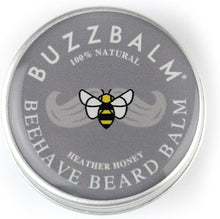 Natural Beard Balm For Men - Non Greasy Beard Conditioner and Beard Moisturiser Unscented Beard Wax with Beeswax (8.5g)