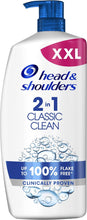 Head & Shoulders Classic Clean Anti-Dandruff 2-in-1 Shampoo, VALUE PACK, 2-in-1 Shampoo and Conditioner, Targets Dandruff Root Cause For Up To 100% Flake-Free, Clinically Proven Deep Clean, 1l