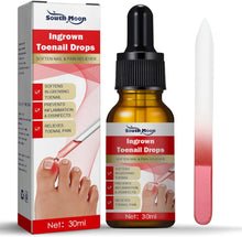 Ingrowth Toenail Correction Treatment Oil, Ingrown Toenail Treatment Kit, Correction Ingrown Toenail Drops, Cuticle Nail Oil Nail Fungal Treatment for Ingrown Toenail, with Glass Nail File