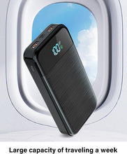 Power Bank 27,000mAh, PD3.0 QC4.0 22.5W Fast Charging PD20W USB C PowerBank Portable Charger With LCD Display 3 Outputs & 2 Inputs for Smartphones Tablets and More