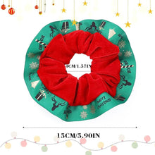 Generse Christmas Hair Scrunchies Elastic Hair Bands Cute Hair Ties Party Birthday Hair Accessories for Women and Girls 3Pcs (C)