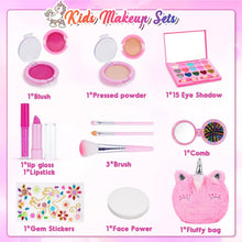 Hapikids Kids Makeup Sets for Girls,4 5 6 Year Old Girl Gifts for 3-12 Year Olds Girls Toys Age 4 5 6 7 8 Unicorn Gifts for Girls Make Up Set Birthday Gifts for Girls Kids Toys Pretend Toy Unicorn Toy