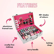 Love Urban Beauty - 60 Piece Dazzling Vanity Case Cosmetic Beauty Travel Carry Box Gift Set