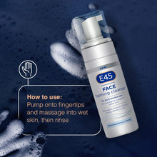 E45 Face Wash Foaming Cleanser  Daily Face Cleanser for Dry and Sensitive Skin  Gentle Facial Cleanser  Removes Excess Oil and Makeup for Clean, Soft Skin - Skin Care Facewash for Women & Mens Skin