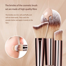 18 Pcs Professional Makeup Brushes Sets Foundation, Blending Powder Blush Concealers contour Eye Make Up Brush with Champagne Gold