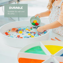 Inspire My Play - 3 x Silicone Nesting Bowls and Sieve - Perfect Accessories for Sensory PlayTray - Tuff Tray Accessories - Early Development & Activity Toys - Montessori Learning Toys