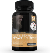 GRIZZLY ADAM Hair and Beard Growth Supplement - Vitamins for a Bigger Better Looking Beard