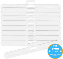50 Vertical Blind Top Hangers for 89 mm (3.5 Inch) Slats, White,Spare Parts For Repair