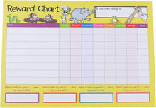 House of Card & Paper Reward Chart, 4 Charts and 225 Foil Star Shaped Stickers per Pack