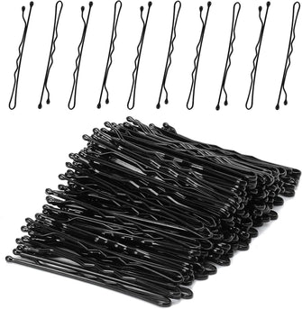 AnAsh Hair Pins 60 Pcs, Bobby Pins for Women, Hair Grips for Thick, Thin, Wavy, Curly, Long and Short Hair, Perfect for daily Wearing, Casual, Party, Travel, & Weddings (Black)