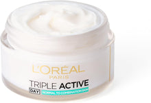 L'Oreal Paris Triple Active Day 24H Hydrating Moisturiser Normal to Combination Skin, 50 ml