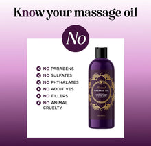 Aromatherapy Sensual Massage Oil for Couples - Lavender Massage Oil for Skin with Jojoba and Sweet Almond Oil - Aromatherapy Oil Infused with Pure Natural Oils - Vegan Non GMO & Gluten Free