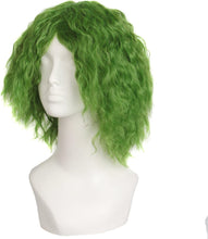 MapofBeauty Fahion Cosplay Costume Curly Synthetic Wig (Mixed Green)