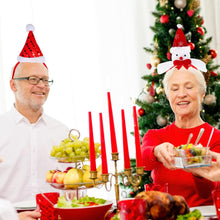 KEYIDO 6 Pack Christmas Headbands, Christmas Hat Snowman Christmas Tree Reindeer Antlers Christmas Headband Headwear Hairband for Adults Women Kids Xmas Costume Party Photos Booth