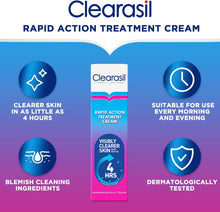 Clearasil Ultra Rapid Action Exfoliating Treatment Cream, 25ml