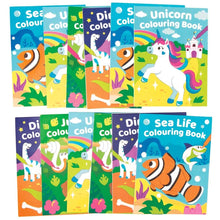 Baker Ross FE577 Mini Colouring Books - Pack of 12, Great for Kids Drawing, School or Home Art Activities, Individual Playtime or Party Crafts, Assorted