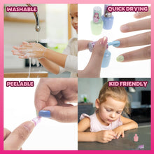 Barbie 8 pcs Non Toxic Nail Polish Set for Kids with Nail Dryer  Nail Varnish for Girls  Gifts for Ages 3+ by Townley Girl (Battery Not Included)