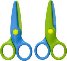 CCR Children Safety Scissors Set Preschool Toddler Scissors Kids Scissors for Arts & Crafts, Art Craft Child-Safe Scissors,Pack of 2