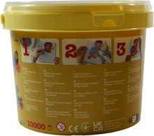 Hama DIY Midi Beads Bucket  Approx. 10.000 Fuse Beads  Mosaic Decoration Arts & Craft for Creative Children Ages 5+  Colour Mix 00