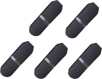 Foot File Refills, Abrasive Pedicure File Replacement Pads Black Pack of 50 (Black)